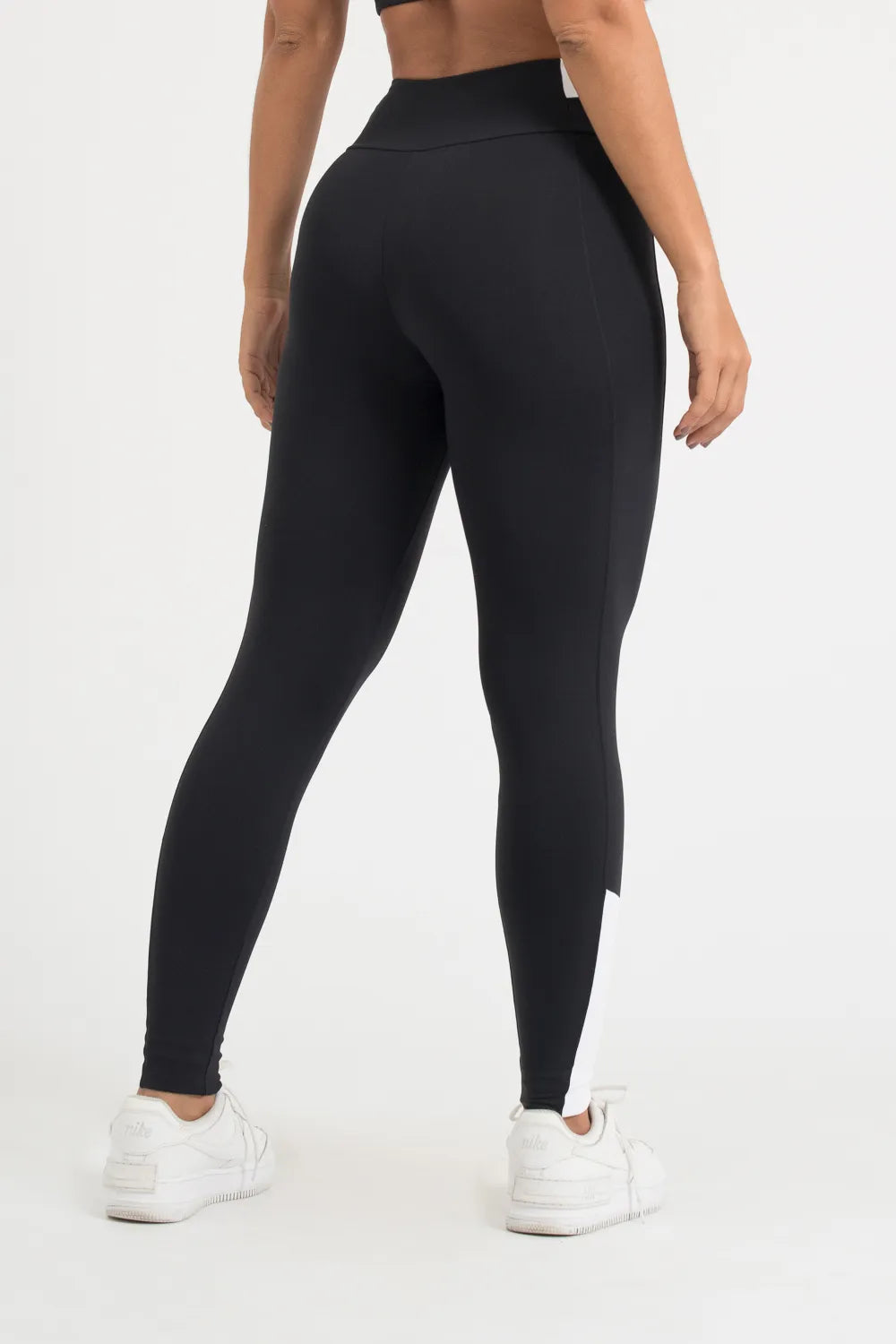 Calça legging poliamida confort preta e branca ♡Ref.: 204