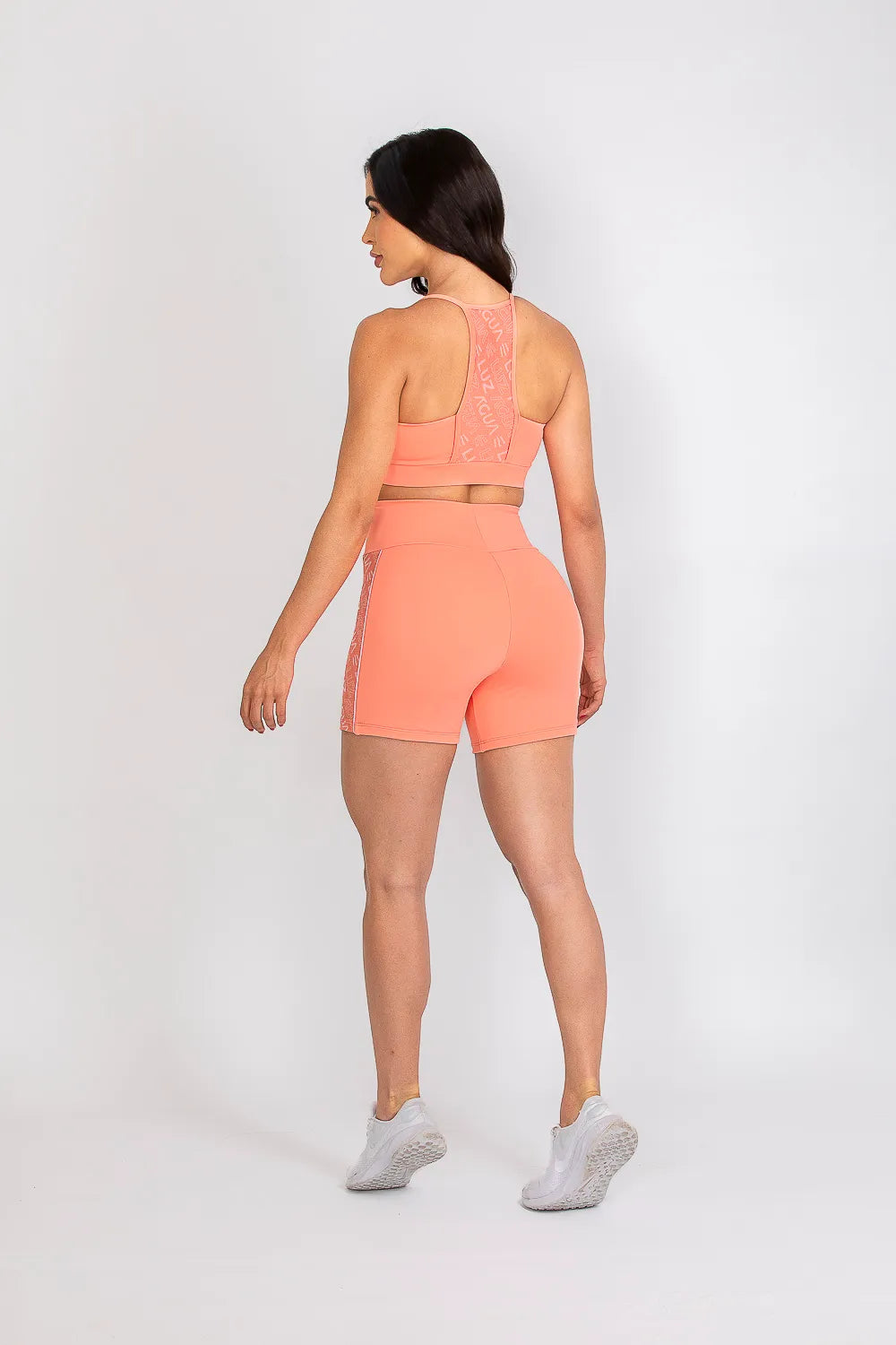 Top nadador poliamida Adaptiv pêssego com tela personalizada ♡Ref.: 235