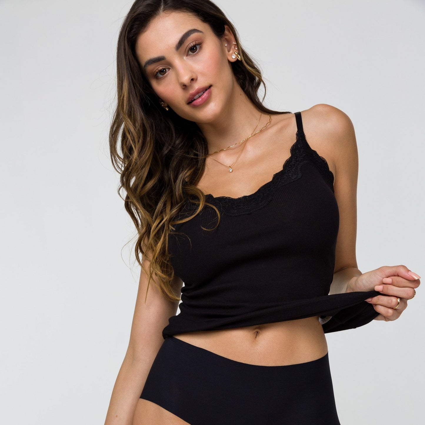 Camisete Confort em Ribana Canelada algodão Sustentável ♡Ref.: 32956