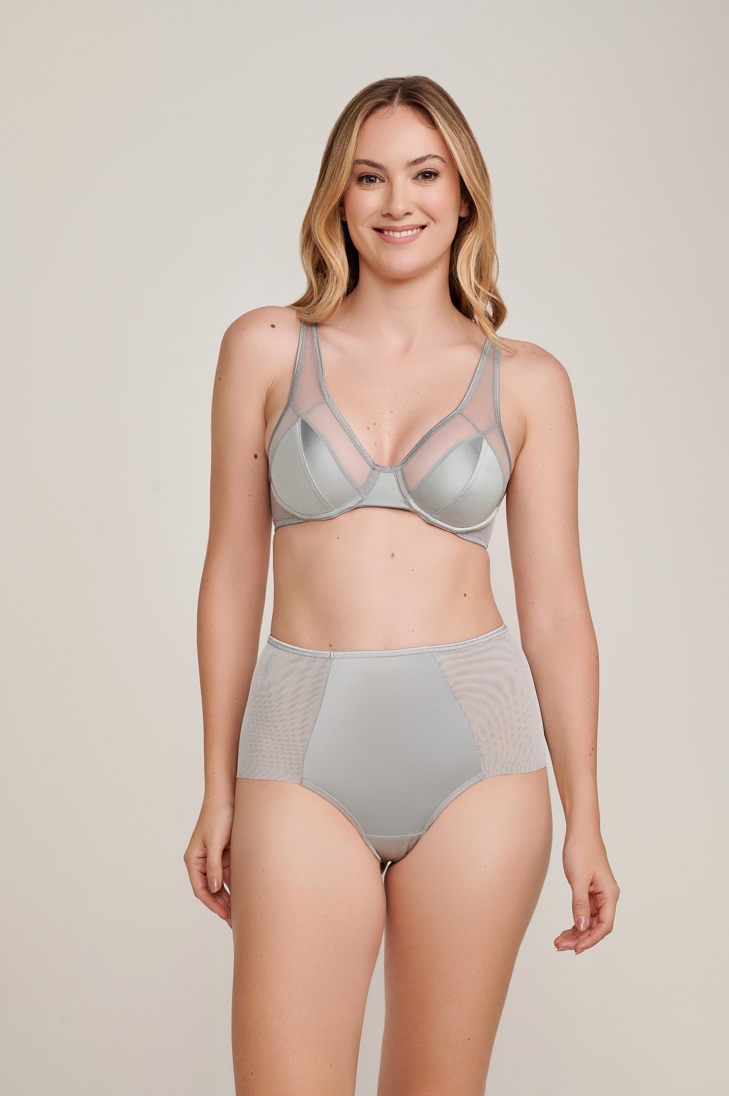 Calcinha Hot Pant Cintura alta Microfibra Mariah ♡Ref.: 34523