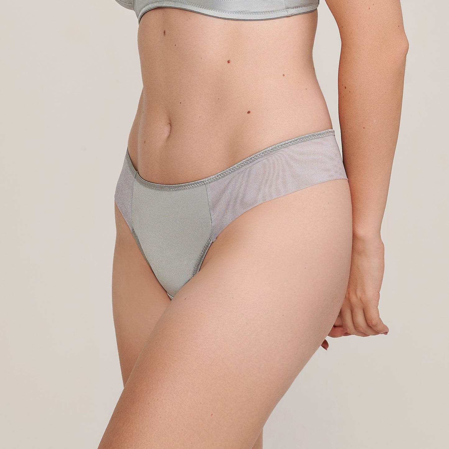 Calcinha Fio em Microfibra e Tule Mariah ♡Ref.: 35426